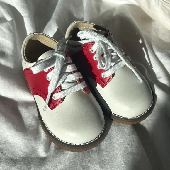 Footmates classic two-tone leather saddle shoes toddler size 4 - Picture 4 of 5